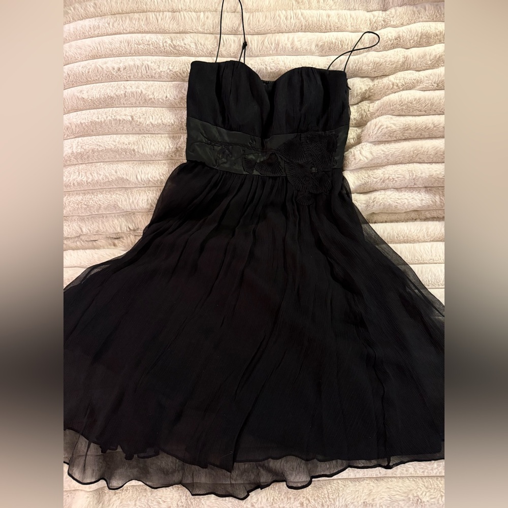 Chic Black Convertible Silk Karen Millen Dress